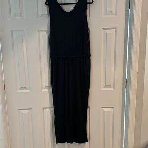 Elegant Black Sleeveless Romper